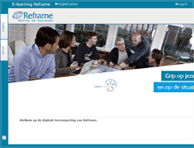 Tablet Screenshot of e-learning.reframe.nl